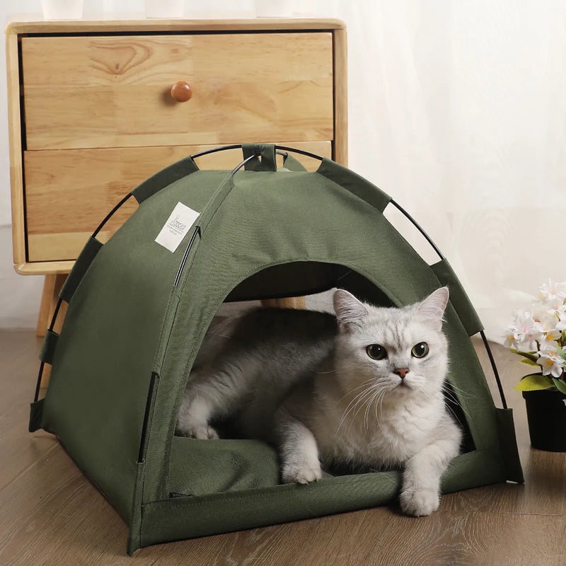 Tenda Barraquinha para Gatos, Cães Pequenos e Médios. Estilo e confortável para descansar.