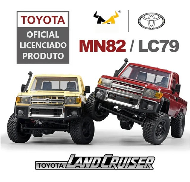 Carro de Controle Remoto RC MN82 1:12 Escala 2.4G Modelo MN Versão RTR 4WD com Motor de 280 Proportional Off-Road - Brinquedo para Meninos. Frete Grátis!