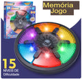 Jogo de Memória Portátil - Brinquedo Eletrônico Interativo com Luz e Som para Treinamento de Memória e Criativo. Frete Grátis!