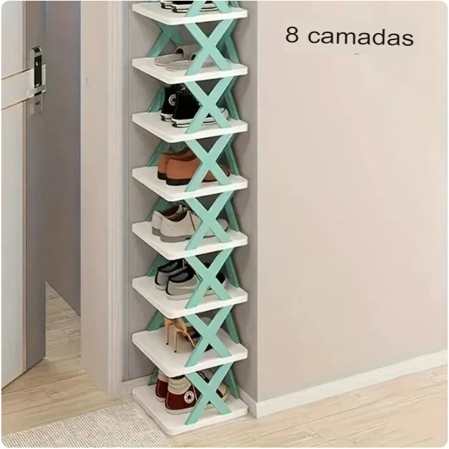 Prateleira de Sapatos: Rack Removível Economiza Espaço. Frete Grátis!