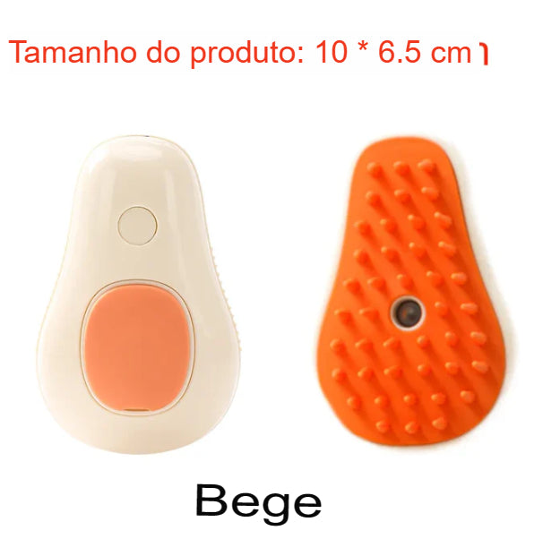 Escova a Vapor para Gatos Escova a Vapor para Cães 3 em 1 Escovas Elétricas de Spray para Gatos para Massagear Pentes de Higiene Pet Remoção de Pelos