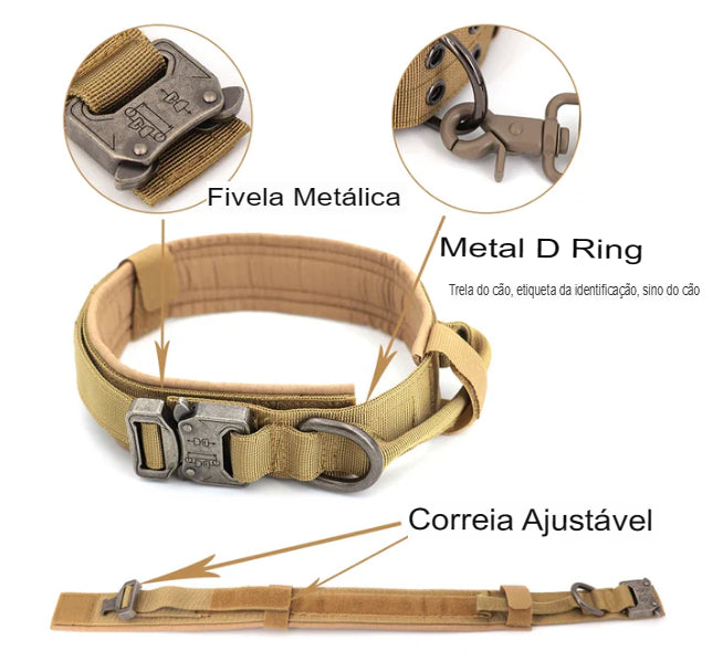 Conjunto de Peitoral e Coleira para Cães Grandes, Pet, Pastor Alemão, Pastor Belga Malinois. Conjunto de Peitoral e Coleira para Treinamento e Caminhada de Cães de Todas as Raças